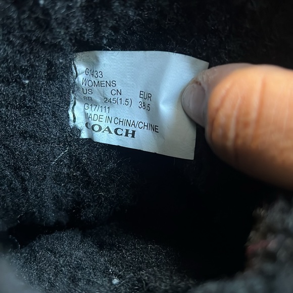 Coach Shearling Boots - Picture 4 of 7